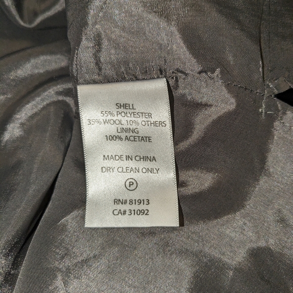 NWT Anthropologie Plenty By Tracy Reese Skirt Women's 12 Gray Polka Dot Pockets - Picture 10 of 10